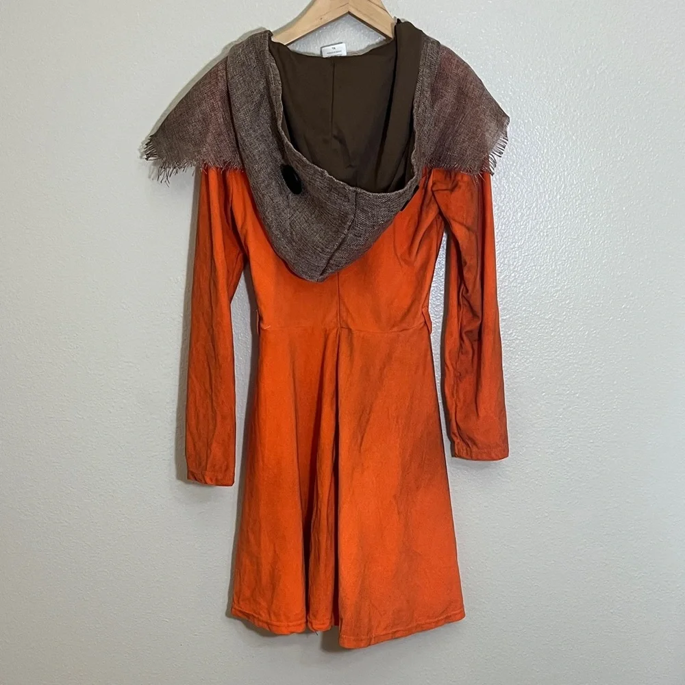 Trick ‘r Treat Orange Brown Scarecrow Costume With Socks